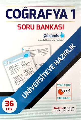 TYT Coğrafya 1 Soru Bankası 36 Föy