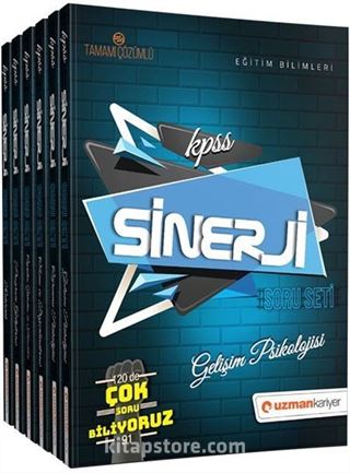 2019 KPSS Eğitim Bilimleri Sinerji Soru Seti Tamamı Çözümlü (6 Kitap)