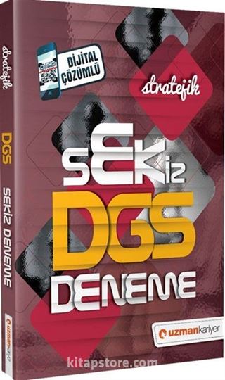 2019 DGS Stratejik Dijital Çözümlü Sekiz Deneme