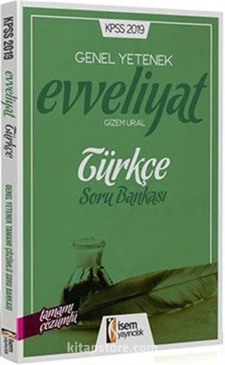 2019 KPSS Evveliyat Türkçe Tamamı Çözümlü Soru Bankası