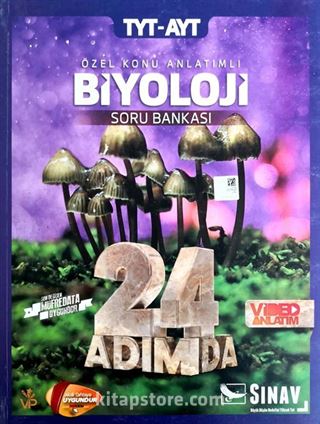 TYT AYT Biyoloji 24 Adımda Özel Konu Anlatımlı Soru Bankası