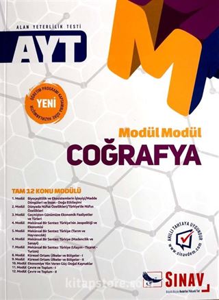AYT Modül Modül Coğrafya