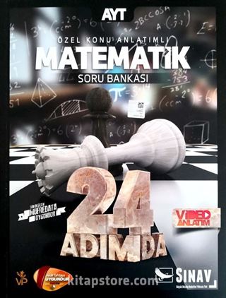 AYT Matematik 24 Adımda Özel Konu Anlatımlı Soru Bankası