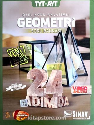 TYT AYT Geometri 24 Adımda Özel Konu Anlatımlı Soru Bankası