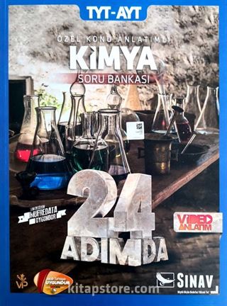 TYT AYT Kimya 24 Adımda Özel Konu Anlatımlı Soru Bankası
