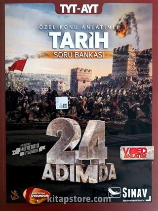 TYT AYT Tarih 24 Adımda Özel Konu Anlatımlı Soru Bankası