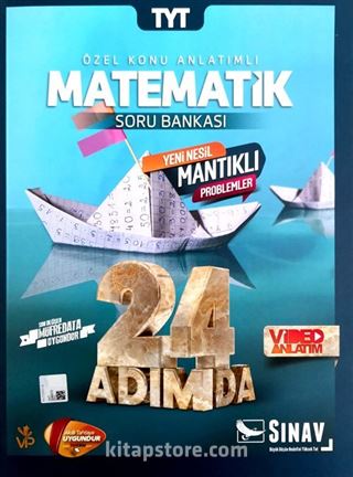 TYT Matematik 24 Adımda Özel Konu Anlatımlı Soru Bankası