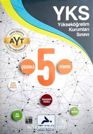 YKS AYT Çözümlü 5 Deneme