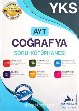 YKS AYT Coğrafya Soru Kütüphanesi
