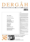 Dergah Edebiyat Sanat Kültür Dergisi Sayı:345 Kasım 2018