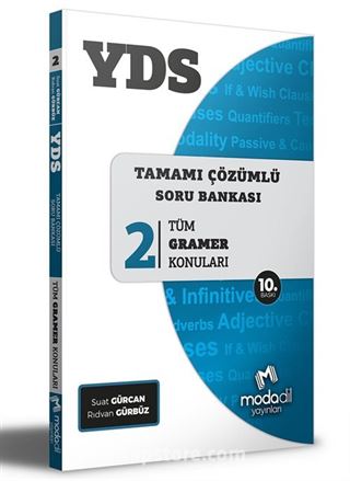 YDS Tamamı Çözümlü Soru Bankası Serisi 2 Tüm Gramer Konuları