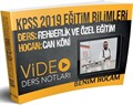 2019 KPSS Eğitim Bilimleri Rehberlik ve Özel Eğitim Video Ders Notları