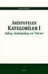 Aristoteles Kategoriler 1