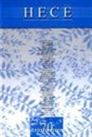 Sayı:70 Ekim 2002-Hece Aylık Edebiyat Dergisi