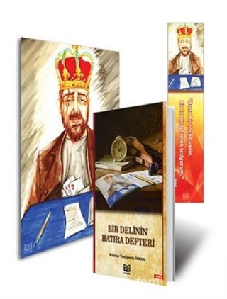 Bir Delinin Hatıra Defteri 3'lü Set (Kitap - Mini Tablo - Ayraç)
