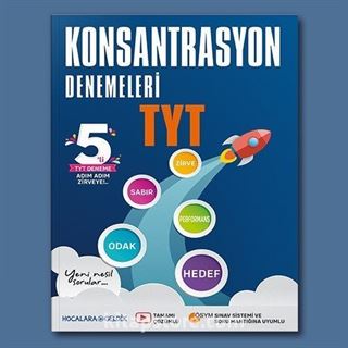 TYT Konsantrasyon Denemeleri 5'li Tamamı Çözümlü