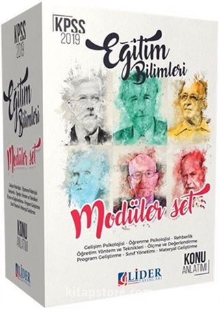 2019 KPSS Eğitim Bilimleri Konu Anlatımlı Modüler Set (6 Kitap)