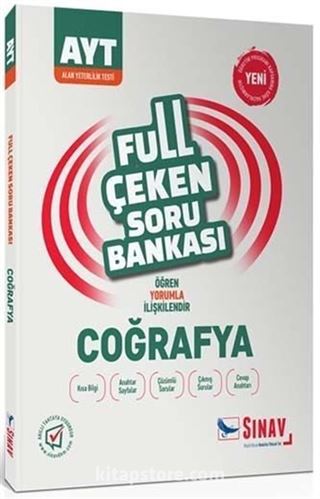 AYT Full Çeken Soru Bankası Coğrafya