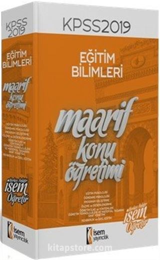 2019 Maarif KPSS Eğitim Bilimleri Konu Anlatımı Seti (6 Kitap)