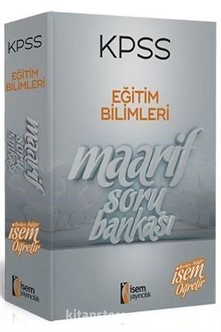 2019 Maarif KPSS Eğitim Bilimleri Modüler Soru Bankası Seti (6 Kitap)