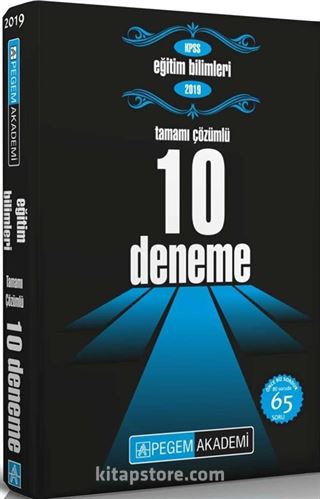 2019 KPSS Eğitim Bilimleri Tamamı Çözümlü 10 Deneme