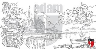 İstanbul Föy Boyama Ortaköy (20'li Paket)