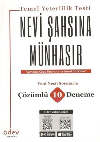TYT Nevi Şahsına Münhasır Çözümlü 10 Deneme