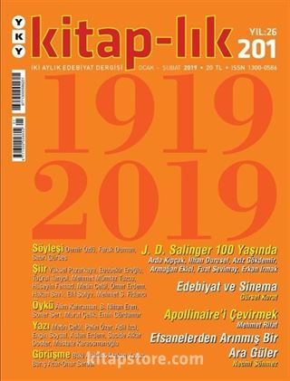 Kitap-lık Sayı:201 Ocak-Şubat 2019