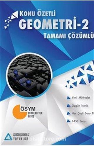 AYT Geometri 2 Konu Özetli Tamamı Çözümlü