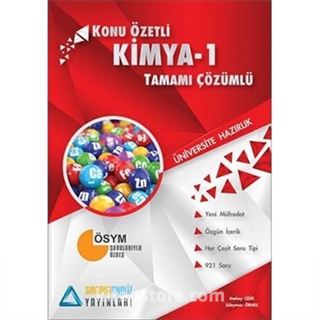 TYT Kimya 1 Konu Özetli Tamamı Çözümlü