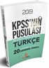 2019 KPSS nin Pusulası Türkçe Çözümlü 20 Deneme