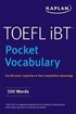 Kaplan Toefl Pocket Vocabulary