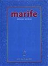 Marife Bilimsel Birikim Yıl: 2 Sayı: 2 Güz 2002