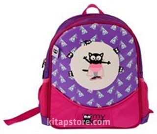 My Cat Sırt Çantası (Mor/Pembe) (CAT101)