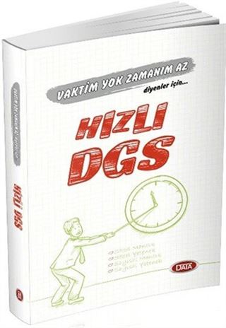 Hızlı DGS Vaktim Yok Zamanım Az Diyenler İçin