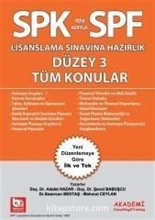 SPF Lisanslama Sınavına Hazırlık Düzey 3 Tüm Konular