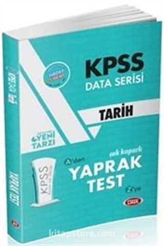 KPSS Tarih Çek Kopar Yaprak Test