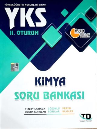 YKS 2. Oturum Kimya Soru Bankası