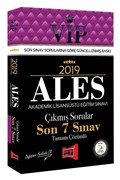 2019 ALES VIP Tamamı Çözümlü Son 7 Sınav Çıkmış Sorular
