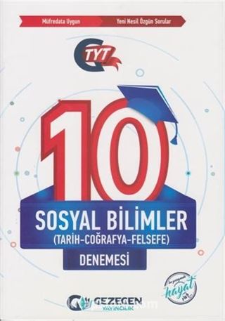 TYT 10'lu Sosyal Bilimler (Tarih-Coğrafya-Felsefe) Denemesi