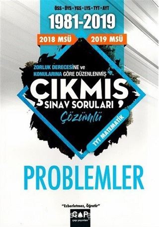 TYT Matematik Problemler Çözümlü Çıkmış Sınav Soruları