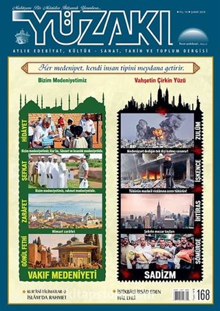 Yüzakı Aylık Edebiyat, Kültür, Sanat, Tarih ve Toplum Dergisi / Sayı: 168 Şubat 2019