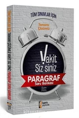2019 KPSS Vakitsizsiniz Tüm Sınavlar İçin Paragraf Soru Bankası