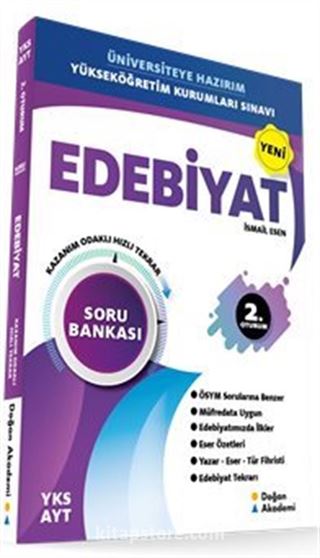 YKS AYT Edebiyat Soru Bankası Orta-İleri Düzey (Kazanım Odaklı)