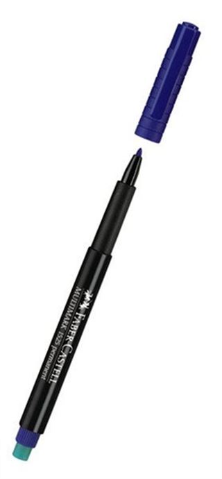 Faber-Castell Permanent (M) Mavi - (5010152551)10'lu