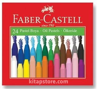 Faber-Castell Karton Kutu Pastel Boya 24 Renk (5282 125324)