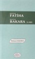Sure Fatiha - Sure Bakara (3 Cilt)