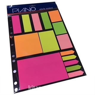 Pıano Stick Notes Yapışkanlı Notluk Takımı (Büyük)