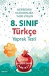 8. Sınıf Türkçe Yaprak Test