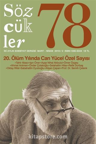 Sözcükler İki Aylık Edebiyat Dergisi Sayı:78 Mart-Nisan 2018